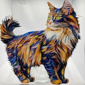 Suncatcher Acrylic Cat Pet Decorative Home Cabin Decor Gifts